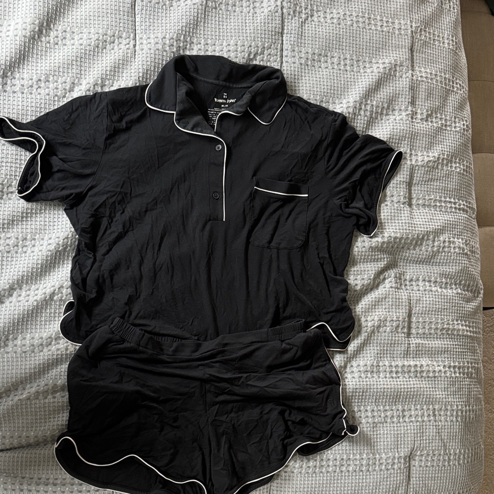 Tommy John Black Loungewear Set